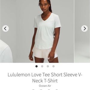 Lululemon Love Tee V Neck